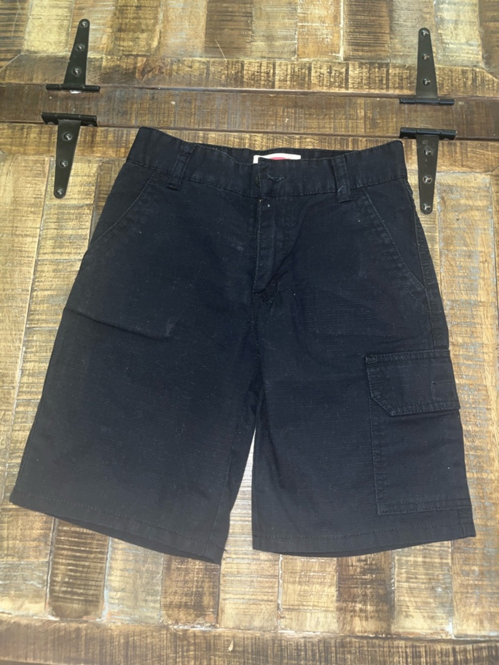 Levi's Black Kid’s Cargo Shorts with Side Pocket